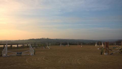 carrière du centre équestre installations