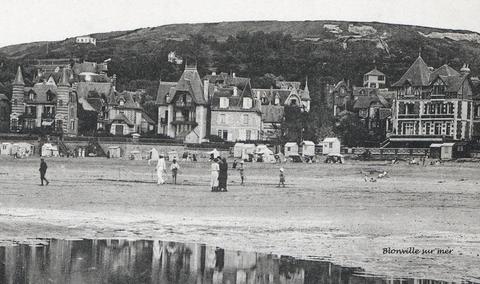 plage de blonville sur mer