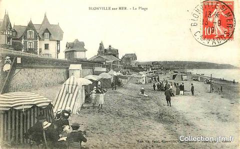 plage de blonville sur mer